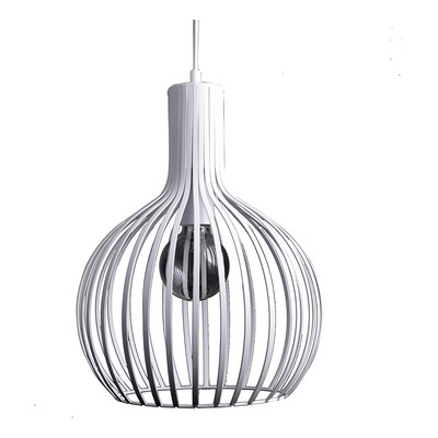 Lampara Colgante Jaula Eros Deco Moderna Led E27 Metal