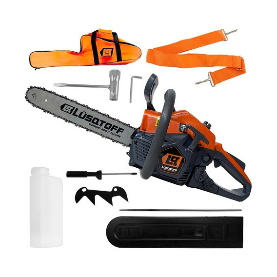 Motosierra Lüsqtoff Naftera - Corte 42cm - 2.5hp - Gs 4500 Color Naranja