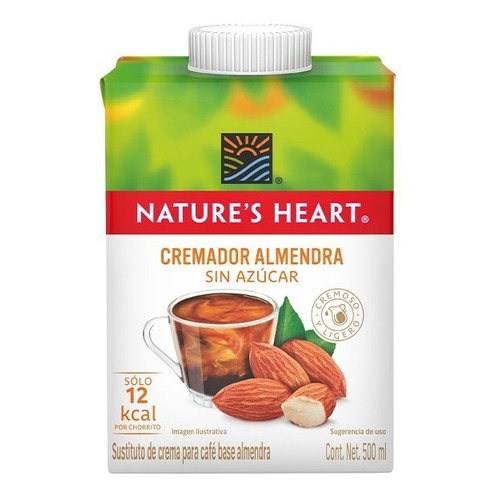 Cremador De Almendra Nature's Heart Sin Azúcar envase 500ml