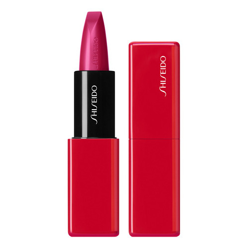 Labial En Barra Shiseido Technosatin Gel Lipstick Color 422 FUCHSIA FLUX - FUCHSIA PINK