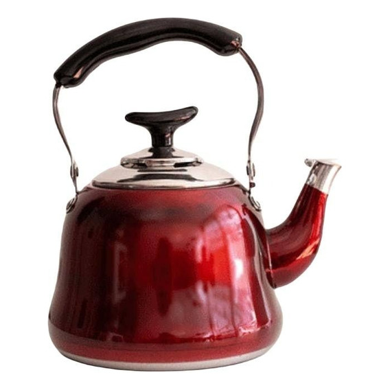  Tetera De Té Con Filtro 1 Lt Rojo 