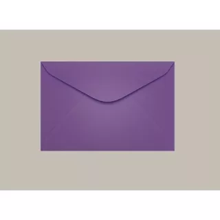 Envelope Visita 7x10 Cm Marfim Scrity 100 Unidades Cor Roxo Amsterdam