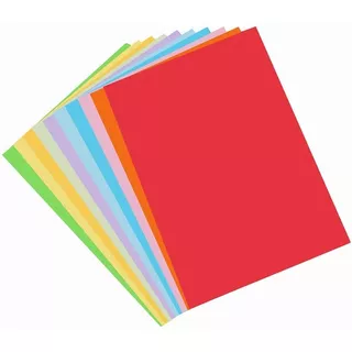 Papel De Origami De Color A4 100 Hojas 10 Colores