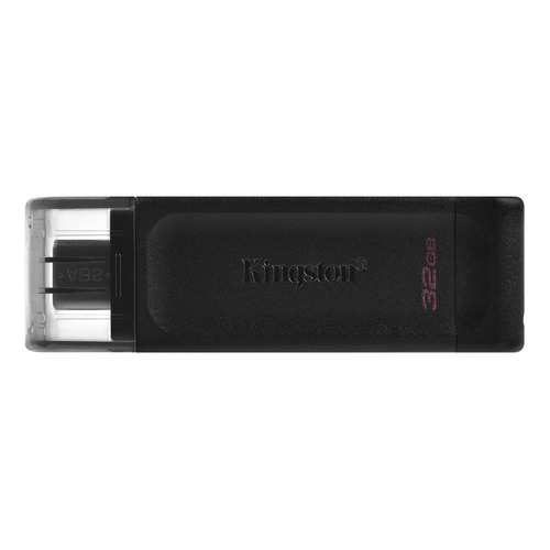 Memoria USB Kingston DataTraveler 70 DT70 32GB 3.2 Gen 1 negro