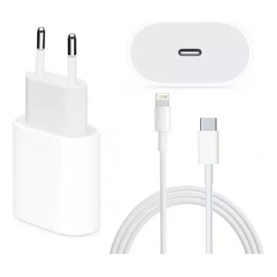 Ficha Carga Rápida Original 20w Apple iPhone + Usb-c 