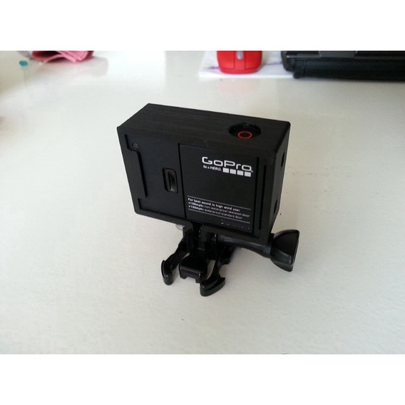 Carcasa Case Gopro 4 Frame Impreso En 3d Local A La Calle