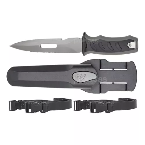 Cuchillo de buceo“Security”, cuchilla de acero inoxidable de 11,5cm
