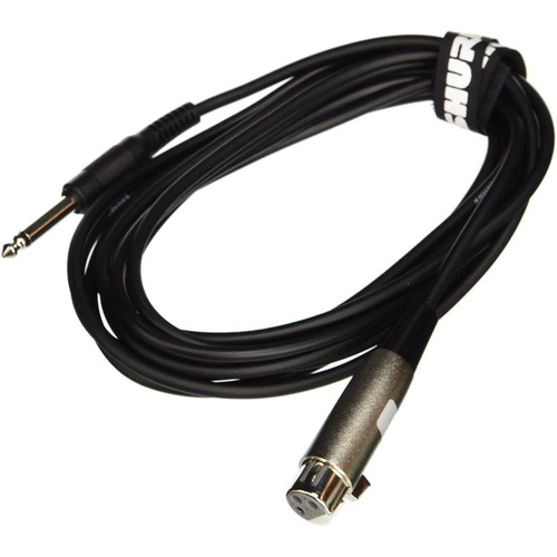 Shure Cable Para Micrófono Con Conector Xlr-plug 1/4  C15ahz