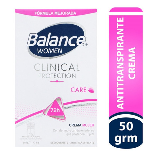 Antitranspirante en crema Balance Women suave & agradable