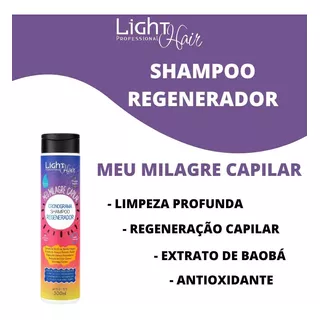 Shampoo Regenerador Cronograma Capilar Meu Milagre 300 Ml 