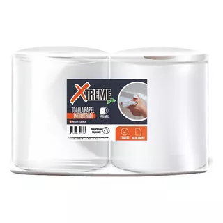 Toalla De Papel Jumbo Industrial Belso 2x250 Mts