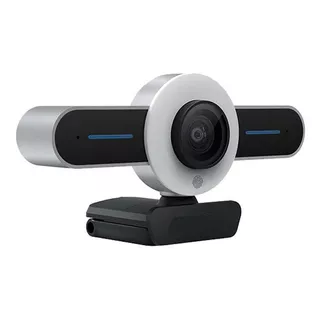 Webcam Full Hd 1080p Com Microfone Duplo E Anel De Luz