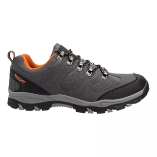 Zapatillas Topper Gondor Ii Color Gris/negro/naranja - Adulto 41 Ar