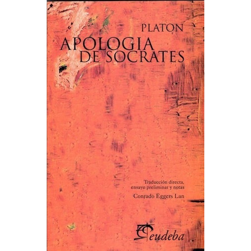 Libro Apologia De Socrates   4 Ed De Platon
