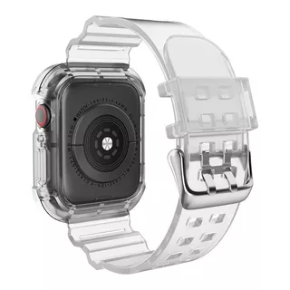 Correa Case Para Apple Watch Serie 7 6 5 4 3 2 1 Silicon