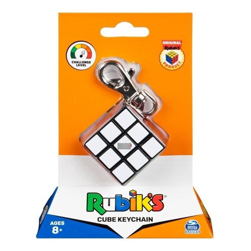 Cubo Rubiks 3x3 Mini Llavero Viaje Desafio Ingenio Fidget Color de la estructura Multicolor