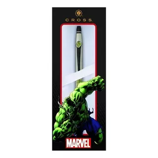 Caneta Cross Click Esfero Marvel Hulk At0622s-127 Fte