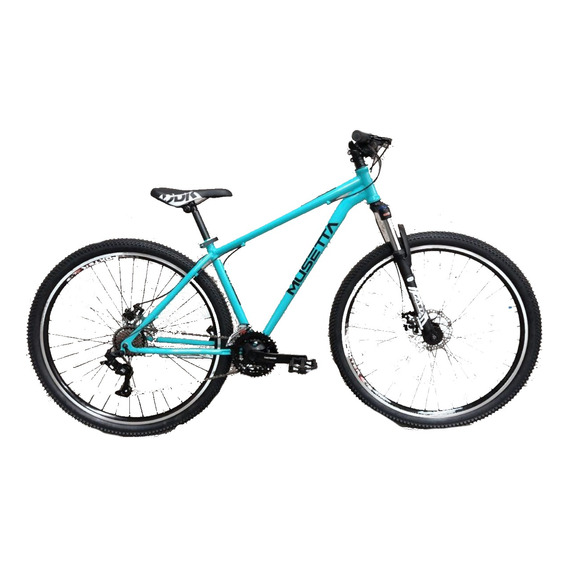 Bicicleta Mtb Musetta Drako 21 Vel. Disco Rod. 29 Celeste