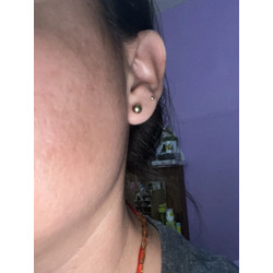 Foto de cliente: Aretes Broquel Oro 10k Bola Lisa Dormilona