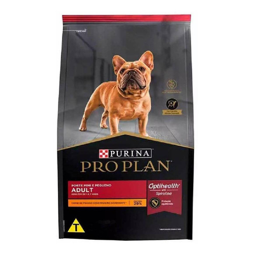 Alimento Pro Plan OptiLife Adult para perro adulto de raza mini y pequeña sabor mix en bolsa de 7.5kg