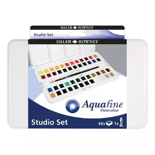 Tableta De Acuarela Aquafine Daler Rowney De 48 Colores