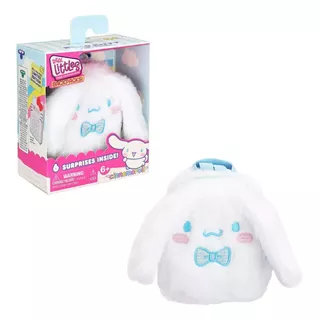 Mini Mochilas Real Littles Backpack Hello Kitty 6 Surpresas Cor Branca