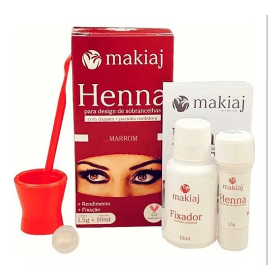 Henna Para Cejas Makiaj Varios Tonos 