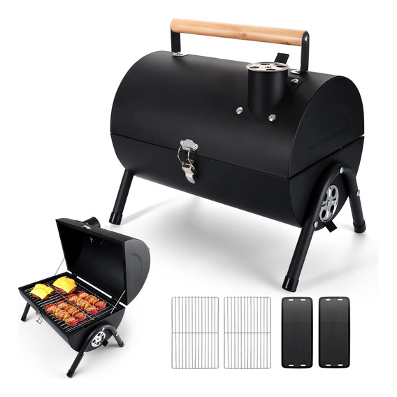 Barbacoa De Carbon Parrilla Portatil Para Camping Picnic