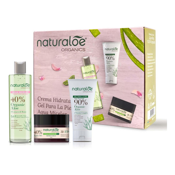 Set Crema Día 50ml + Agua Micelar 250ml + Gel De Piel 50ml