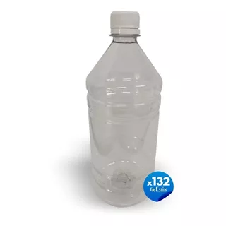 Botellas Plasticas Pet 1 Litro Tapa Rosca X 132 Un 