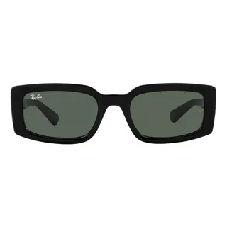 Óculos De Sol Feminino E Masculino 0rb4395 Kiliane Bio-based Cor Preto Cor Da Lente Verde Ray-ban