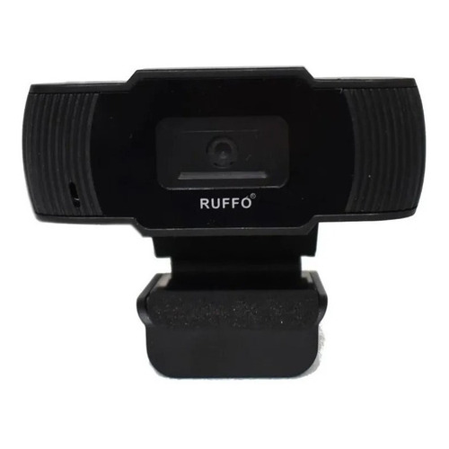 Web Cam Ruffo Full Hd Usb C/ Microfono Pc Notebook Color Negro