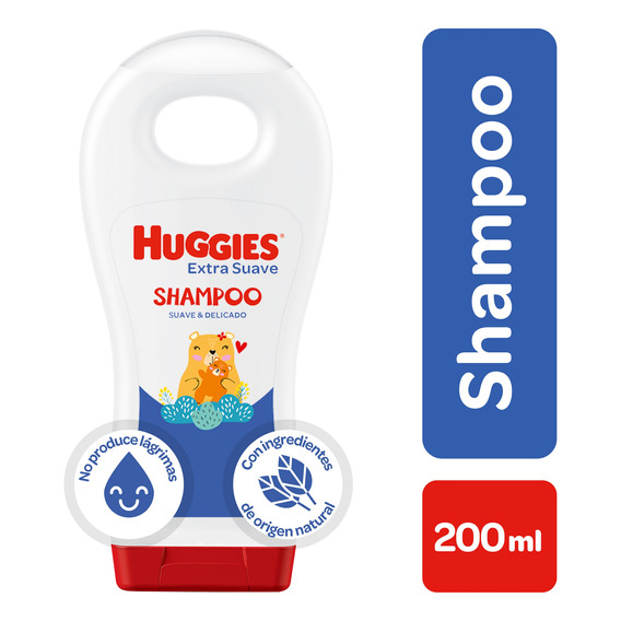 Shampoo Huggies Extra Suav 200m - mL a $57