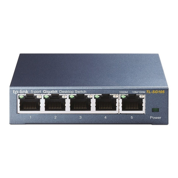 P Switch Tp-link Tl-sg105 De 5 Puertos Gigabit Desktop