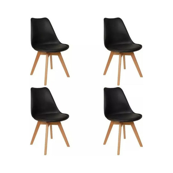 Sillas Tulip X4 Diseño Eames Comedor Living Full Baires4