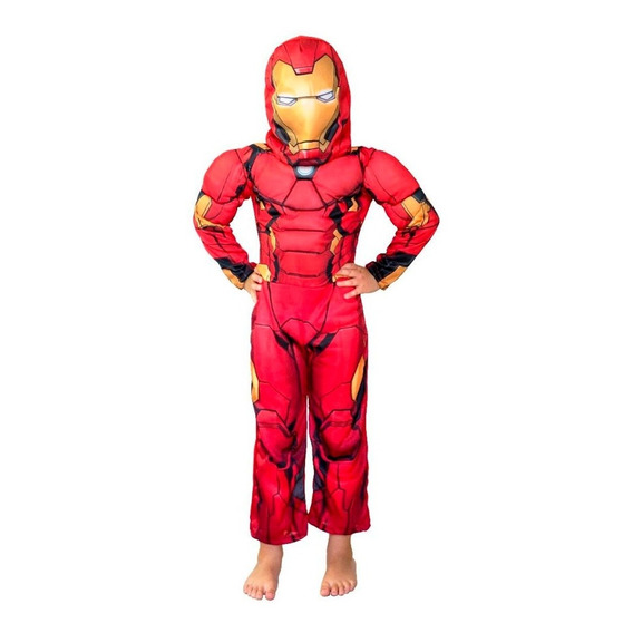 Ironman Disfraz Musculos Marvel Newtoys Original Educando
