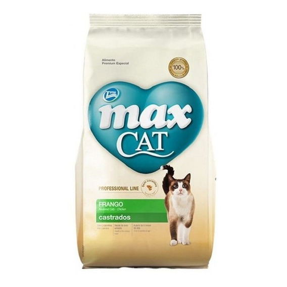 Gatos Max Cat Castrados 3kg Alimento