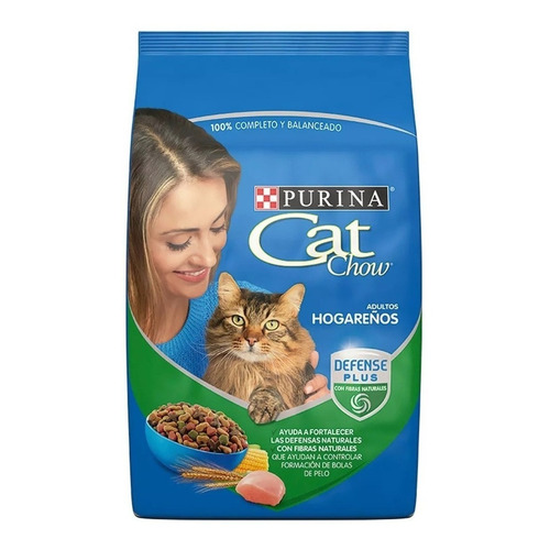 Alimento Cat Chow Defense Plus Hogareños para gato adulto sabor mix en bolsa de 1.5kg