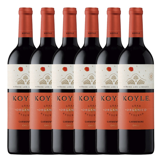 6x Vino Koyle Gran Reserva Orgánico Carmenere