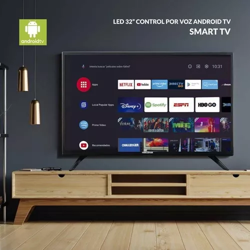 Televisor 32 Pulgadas Challenger Android TV HD Smart TV Bluetooth - Netflix  - Challenger