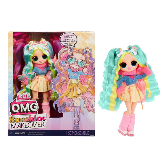 Muñeca L.o.l. Sorprise Omg Sunshine Makeover Bubblegum Dj