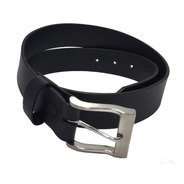 Cinturon Piel Negro Formal Alta Calidad 35mm