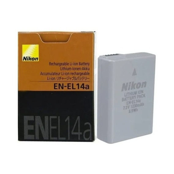 Nikon En-EL 14a en caja D5100 D5200 D3100 D3200 D5500