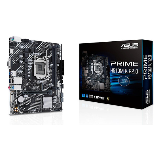 Tarjeta Madre Asus Prime H510m-k R2.0 Intel 1200  10ma-11va