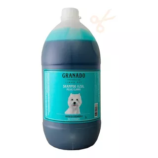 Shampoo Pet Azul Pelos Claros Granado 5 Litros Fragrância Delicado
