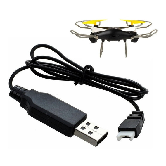  Cable Usb Carga Batería Drone Fun Multilaser Entrega Ya