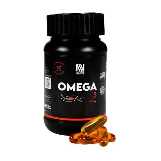 Natural Nutrition Omega 3 Suplemento Aceite Pescado 60c