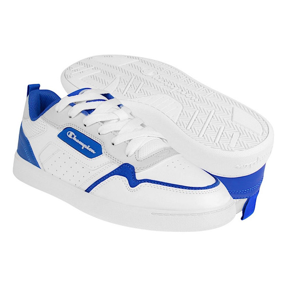 Tenis Casuales Caballero Champion Cas10365m Simipiel Bco