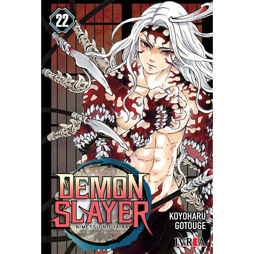 DEMON SLAYER - KIMETSU NO YAIBA 22, de Koyoharu Gotouge. Demon Slayer - Kimetsu  Yaiba, vol. 22. Editorial Ivrea, tapa blanda en español, 2022