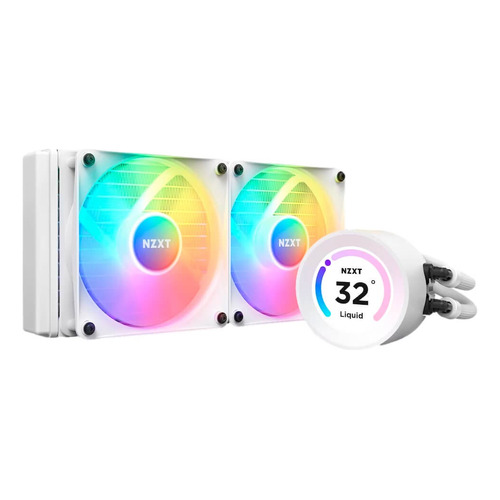 Enfriamiento Liquido Nzxt Kraken Elite 240 Rgb White LED Blanco